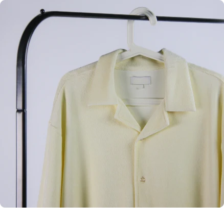 Camisa com botões e gola estruturada da Rotex.